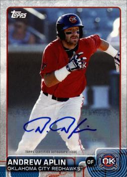 2015 Topps Pro Debut - Autographs #177 Andrew Aplin Front