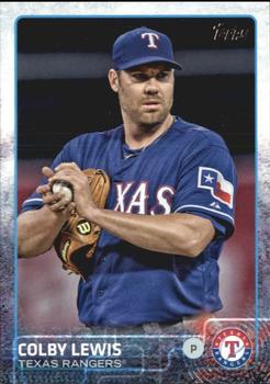 2015 Topps Update #US151 Colby Lewis Front