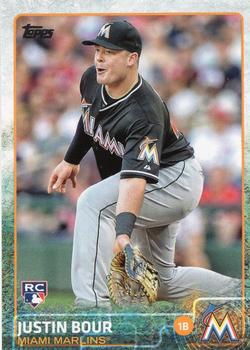 2015 Topps Update #US35 Justin Bour Front
