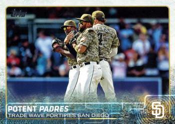 2015 Topps Update #US39 Potent Padres (Justin Upton / Matt Kemp / Wil Myers) Front