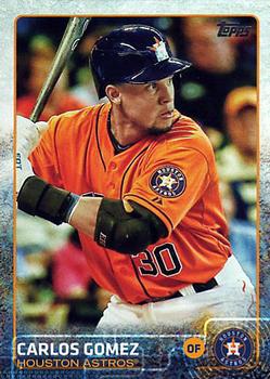 2015 Topps Update #US107 Carlos Gomez Front