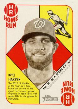 2015 Topps Heritage '51 #50 Bryce Harper Front