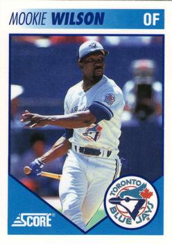 1991 Score Toronto Blue Jays #24 Mookie Wilson Front