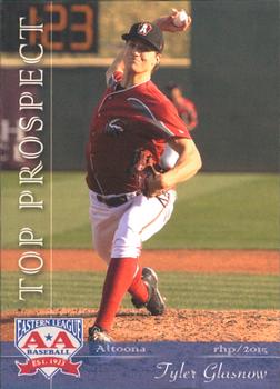 2015 Grandstand Eastern League Top Prospects #NNO Tyler Glasnow Front