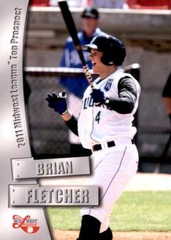 2011 Grandstand Midwest League Top Prospects #NNO Brian Fletcher Front