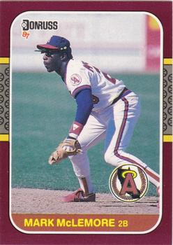 1987 Donruss Opening Day #8 Mark McLemore Front