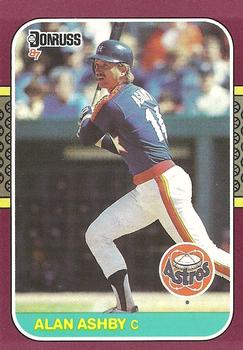 1987 Donruss Opening Day #17 Alan Ashby Front