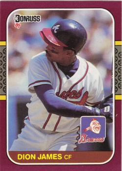 1987 Donruss Opening Day #44 Dion James Front