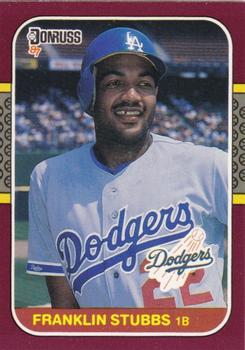 1987 Donruss Opening Day #83 Franklin Stubbs Front