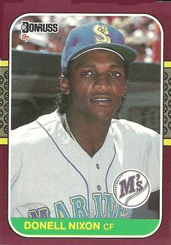 1987 Donruss Opening Day #114 Donell Nixon Front