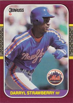 1987 Donruss Opening Day #128 Darryl Strawberry Front