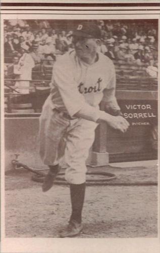 1934 Detroit Tigers (Annis Furs) #NNO Vic Sorrell Front