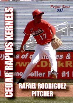 2004 Perfect Game Cedar Rapids Kernels #9 Rafael Rodriguez Front