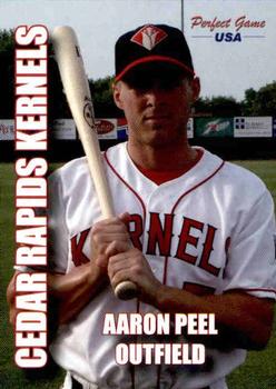 2004 Perfect Game Cedar Rapids Kernels #27 Aaron Peel Front