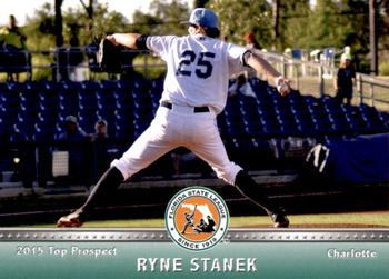 2015 Grandstand Florida State League Top Prospects #NNO Ryne Stanek Front