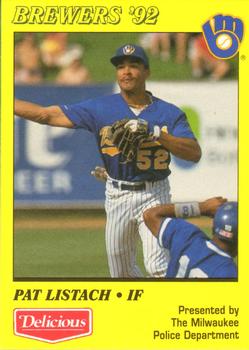 1992 Milwaukee Brewers Police #NNO Pat Listach Front