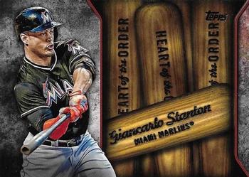 2015 Topps - Heart of the Order #HOR-10 Giancarlo Stanton Front