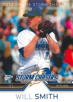 2012 MultiAd Omaha Storm Chasers #26 Will Smith Front