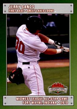 2010 Grandstand Midwest League All-Star Game Eastern Division #NNO Jerry Sands Front