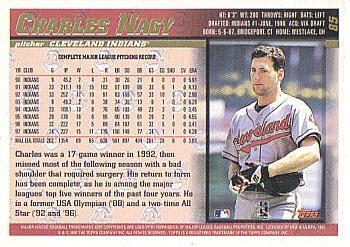 1998 Topps - Minted in Cooperstown #85 Charles Nagy Back