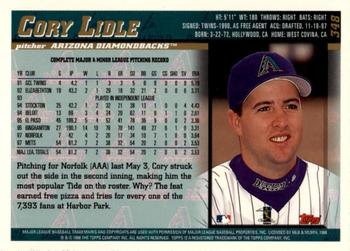 1998 Topps - Minted in Cooperstown #348 Cory Lidle Back
