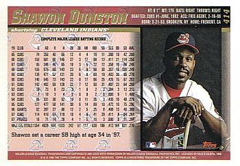 1998 Topps - Minted in Cooperstown #414 Shawon Dunston Back