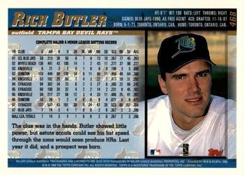 1998 Topps - Minted in Cooperstown #468 Rich Butler Back