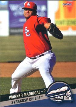 2014 Choice Syracuse Chiefs #21 Warner Madrigal Front