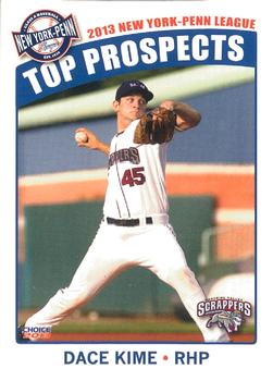 2013 Choice New York-Penn League Top Propsects #18 Dace Kime Front