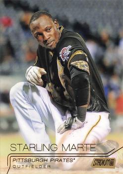 2015 Stadium Club - Gold Foil #73 Starling Marte Front