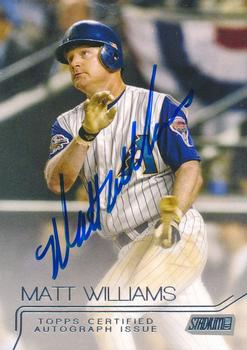 2015 Stadium Club - Autographs #SCA-MW Matt Williams Front