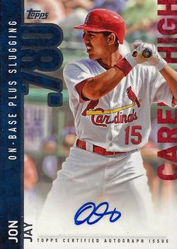 2015 Topps - Career High Autographs (Series Two) #CHA-JJ Jon Jay Front