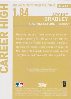 2015 Topps - Career High Autographs (Series Two) #CHA-AB Archie Bradley Back