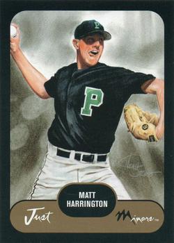 2002 Just Prospects - Black #47 Matt Harrington Front