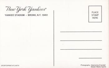 1992 New York Yankees Postcards #NNO Hensley Meulens Back