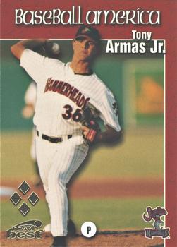 1999 Team Best Baseball America - Diamond Best Gold #6 Tony Armas Jr.  Front