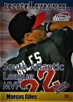 1999 Team Best Baseball America - League MVPs #5 Marcus Giles  Front