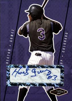 2007 Justifiable - Autographs #JF-12 Hector Gomez Front