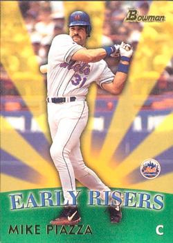 1999 Bowman - Early Risers #ER1 Mike Piazza  Front