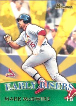 1999 Bowman - Early Risers #ER6 Mark McGwire  Front
