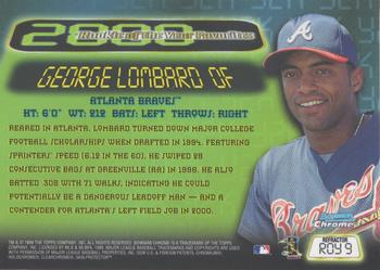1999 Bowman Chrome - 2000 Rookie of the Year Favorites Refractors #ROY9 George Lombard  Back