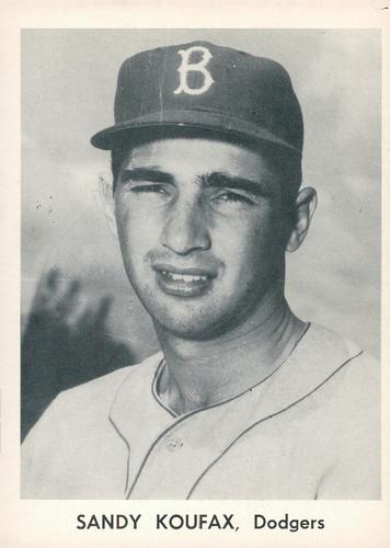 1956 Jay Publishing World Series Brooklyn Dodgers 5x7 Photos #NNO Sandy Koufax Front