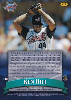 1998 Finest #219 Ken Hill Back