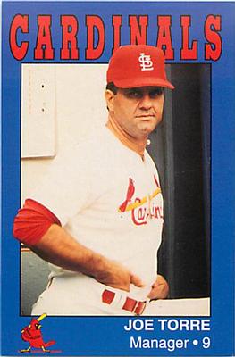 1993 St. Louis Cardinals Police #NNO Joe Torre Front