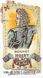 2015 Topps Allen & Ginter - Mini Hoist The Black Flag #HBF-8 Stede Bonnet Front