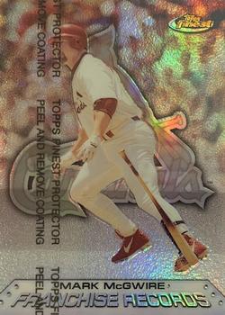 1999 Finest - Franchise Records Refractors #FR3 Mark McGwire  Front