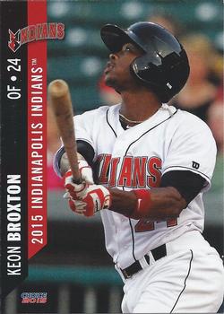 2015 Choice Indianapolis Indians #2 Keon Broxton Front