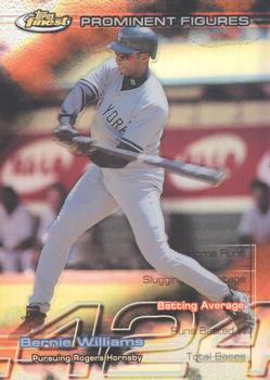1999 Finest - Prominent Figures #PF27 Bernie Williams Front