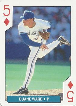 1994 Bicycle Toronto Blue Jays Playing Cards #5♦ Duane Ward Front
