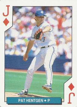 1994 Bicycle Toronto Blue Jays Playing Cards #J♦ Pat Hentgen Front